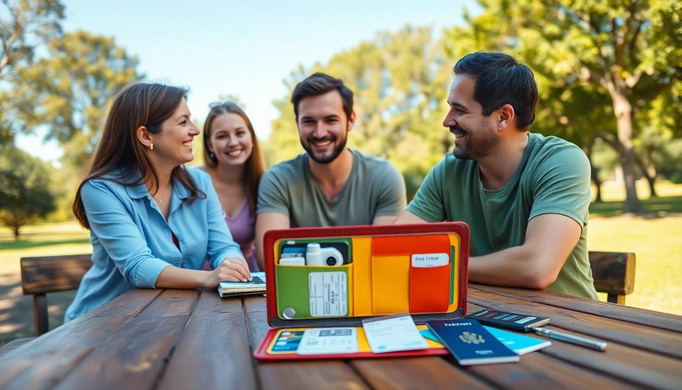 family travel wallet